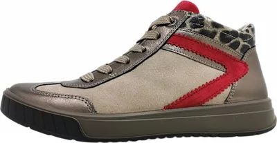 Produktbild von Ara Rom Damenschuhe Stiefeletten Reißverschluss Schnürer Beige Freizeit
