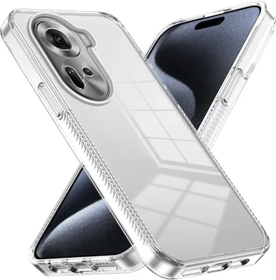 Produktbild von Hülle für Oppo Reno11 Rutschfest Kristallklare Stoßfeste TPU Bumper Handyhülle Transparent