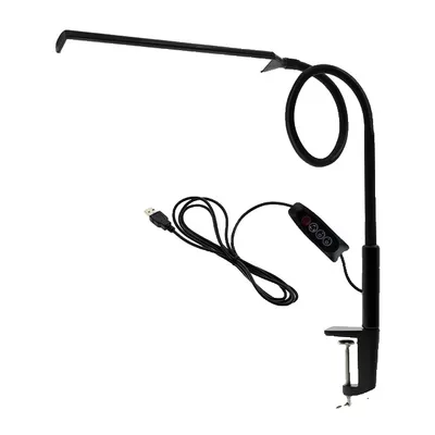 Zdjęcie produktu dla Lampa biurkowa, bez migotania, ochrona oczu, tylko lampa - Czarny