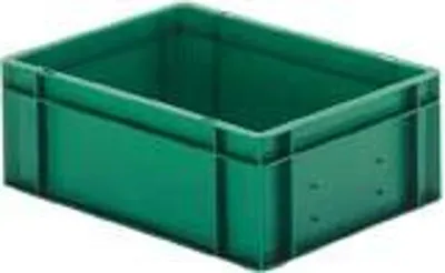 Image de LA-KA-PE Bac gerbable de transport L400xl300xH145mm - TK400/145-0 VERT