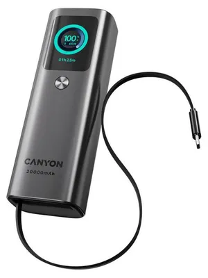Obrázek produktu pro Externí baterie Canyon CNS-CPB265DG 20000 mAh 165W