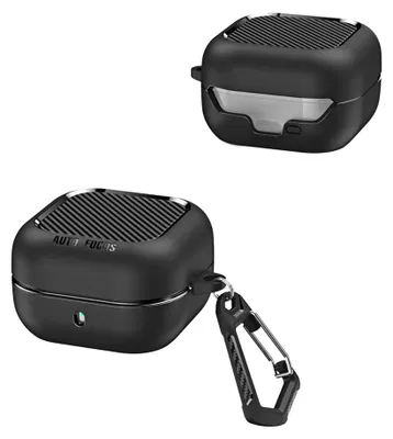 Zdjęcie produktu dla Techsuit - CarbonFiber Etui do Samsung Galaxy Buds 4 / Buds 4 Pro - czarne