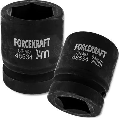Image de FORCEKRAFT Douille à choc 1" 34 mm hexagonale