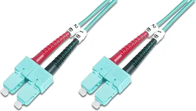 Produktbild von LWL Patchkabel OM3 DK-2522-05/3 SC-D/SC-D 50/125 Multimode Länge5,0m