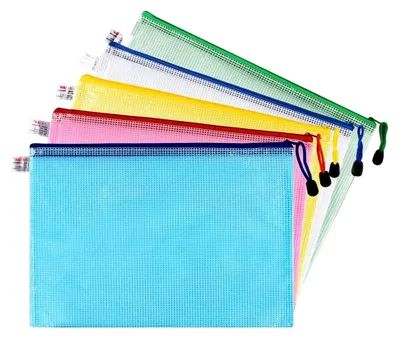 Produktbild von High-End-wasserdichte PVC-Reißverschluss-transparente Aktentasche Buch Federmäppchen A4 Aktentasche Aktentasche. Professional