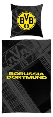 Produktbild von Borussia Dortmund BVB Biberbettwäsche Stadion 135 x 200cm