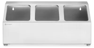 Obrázek produktu pro Držák pro nádoby Gastronorm, 3 přihrádky, 512 x 245 x (V) 215 mm
