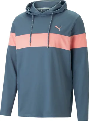Produktbild von PUMA Mattr Colorblock Hoodie Herren 05 - evening sky/flamingo pink M
