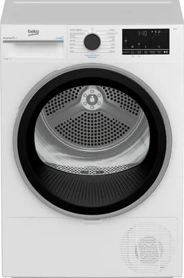 Obrázek produktu pro Beko BT3103IS, Stojací, Přední plnění, Tepelné čerpadlo, Bílá, Otočné, Dotyk, Pravý