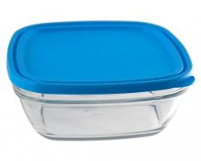 Productafbeelding van Glazen beker "Lys Quadra" met deksel, 14 cm