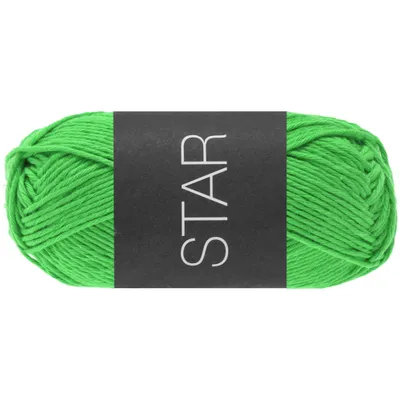 Produktbild von Lana Grossa STAR 50 g klassisches Topflappengarn 100 % Baumwolle 90 m Farbe 012 - Grasgrün