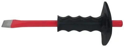 Flachmeißel mit Handschutzgriff, 8-kant, 250 mm
