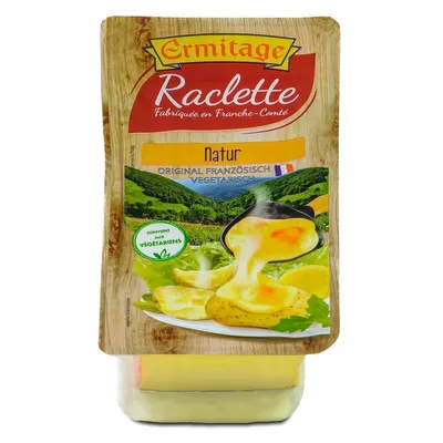 Produktbild von Ermitage Raclette-Käse Natur Scheiben 5x 400g französischer Schnitt-Käse