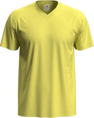Produktbild von Stedman ST2300 | Classic V-Neck Herren T-Shirt - Farbe: Yellow - Größe: L