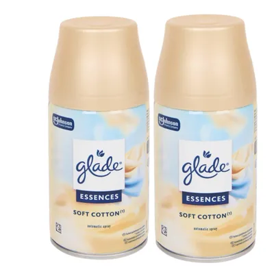 Produktbild von Glade Spray Nachfuller - Soft Baumwolle 2x269ml
