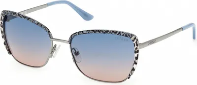 Produktbild von Guess GU00218 Shiny light ruthenium 57/18/140 Damen Sonnenbrillen