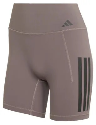 Productafbeelding van Adidas dames sportlegging Optime, met 3 strepen, kleur: blauw, maat: XS, lengte: 5 inch