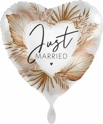 Produktbild von amscan Folienballon Boho Dream Just Married