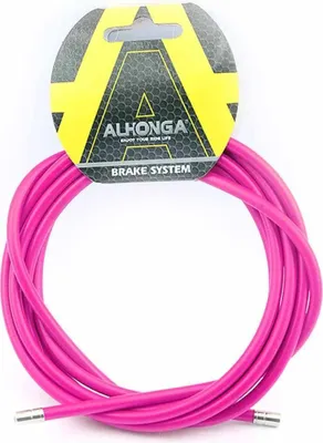 Image de Alhonga, gaine de câble, 2 mètres, rose, 5 mm, rose, 5 mm