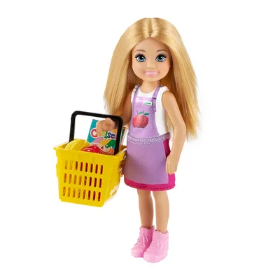 Produktbild von Barbie Chelsea Supermarkt-Spielset mit Puppe und Zubehör