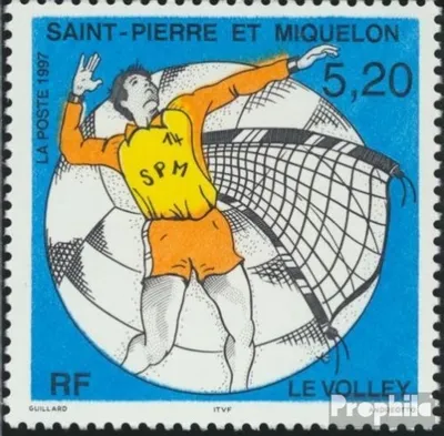 Produktbild von Briefmarken St. Pierre und Miquelon 1997 Mi 725 (kompl.Ausg.) postfrisch Volleyballsport