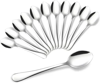 Zdjęcie produktu dla Łyżeczki zestaw 12 sztuk, 12 cm, stal nierdzewna, zmywarka, do kawy