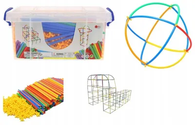 Produktbild von Dromader Bausteine Konstruktionsspielzeug 700 Teile Kreativ-Set