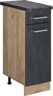 Immagine prodotto di Mobiletto base per cucina Vicco R-Line Calce nera 30 cm PL Antracite, Model 47545