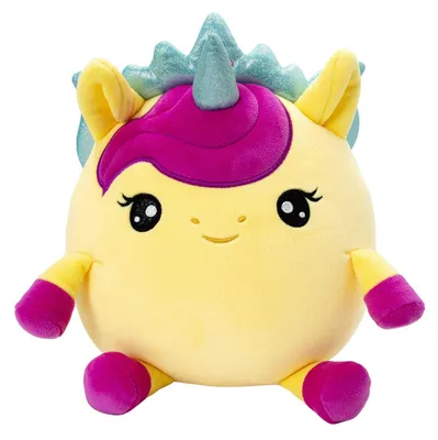 Immagine prodotto di SquishPets Medium - Peluche GALUPY, unicorno arcobaleno Casey, peluche a forma di unicorno
