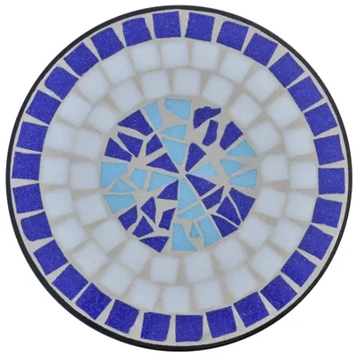 Produktbild von Cloris DesignMöbel Gartentische - Blau Beistelltisch Mosaik Blau und Weiß Schlichtes4356173