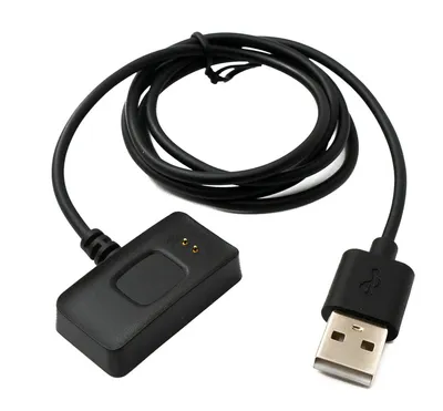 Obrázek produktu pro SYSTEM-S USB 2.0 kabel 93 cm nabíjecí stanice pro Huawei Honor A2 Smartwatch Adapter Black