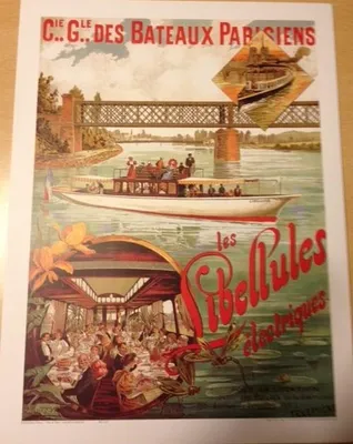 Immagine prodotto di Les Libéllules  - Bateaux Parisiens - Poster 30x40 cm