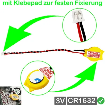 Produktbild von CR1632 RTC Bios CMOS Batterie Battery akku kompatibel mit CR-1632-S7BN