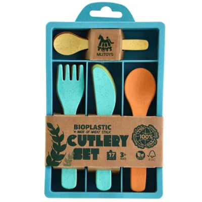 Image de Autres marques Mlitoys Set de couverts en bioplastique 17 pièces