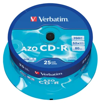 Produktbild von CD-R Discs Spindel 25 Stück Crystal