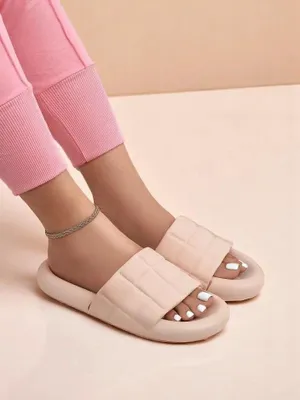 Produktbild von Royalfashion Damen Pantoletten mit flacher Sohle Quilt Walk, Größe 36