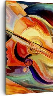 Produktbild von Bild auf Leinwand - Leinwandbild - Abstraktion modern - 45x80cm - Wand Bild - Wanddeko - Wandbilder - Leinwanddruck - Bilder - Kunstdruck - Wanddekoration - Leinwand bilder - Wandkunst - PA45x80-3669