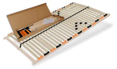 Produktbild von Lattenrost 120x200 cm - Verstellbares Kopfteil, 7-Zonen Lattenrost mit 28 flexiblen Latten, geeignet für alle Matratzentypen