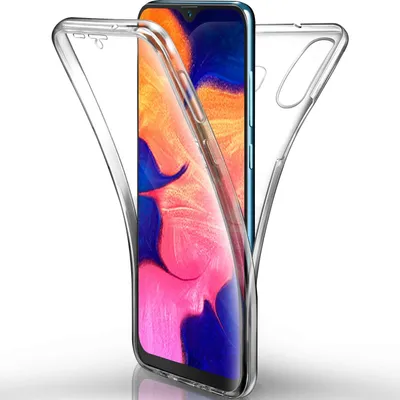 Produktbild von Full Cover Für Samsung Galaxy A10 / Galaxy M10 Silikon 6,2" TPU 360° Transparent Hülle