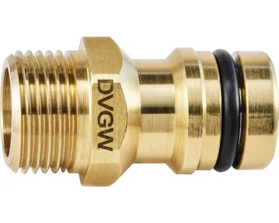 Produktbild von plus-Gerätestecker GEKA Messing DVGW  19 mm (3/4)"