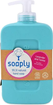 MYDŁO W PŁYNIE LAWENDA I FASOLA TONKA ECO 300 ml - SOAPLY
