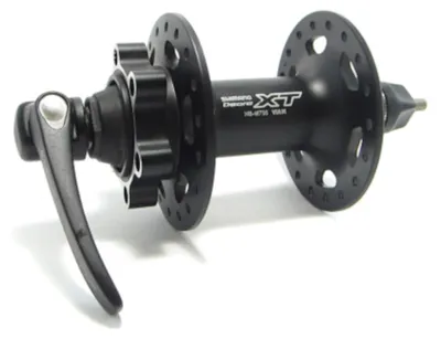Produktbild von Shimano Hinterradnabe Deore XT FH-M756 6-Loch Kassette, Schwarz, Aluminium, Stahl, Schnellspanner