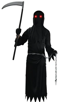 Grim Reaper Kostüm Kinder 7-teilig Halloween Set