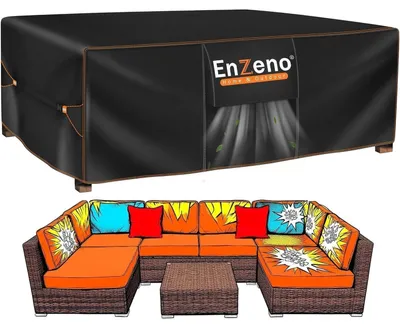 Produktbild von Abdeckung Gartenmöbel wasserdicht 300x150x90cm 420D Oxford Loungemöbel Schutzhülle Winterfest