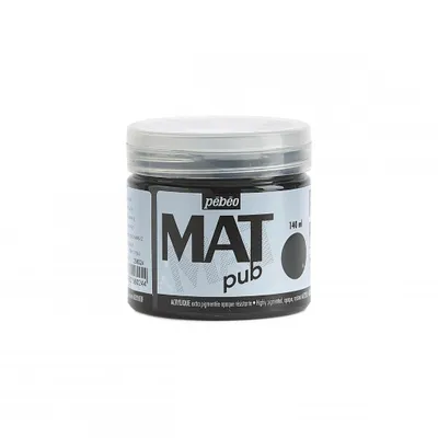 Immagine prodotto di Pébéo Mat Pub vernice acrilica, 140 ml, nero avorio