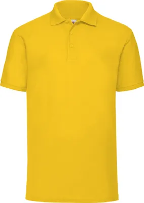 Produktbild von Fruit Of The Loom 65/35 Herren Piqué Polo-Shirt, Kurzarm BC388 (2XL) (Gelb)