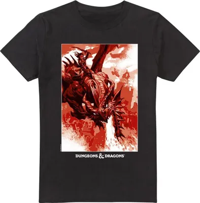 Immagine prodotto di Dungeons & Dragons - Maglietta "Dragon Rider" da uomo TV4989 (S) (Nero)