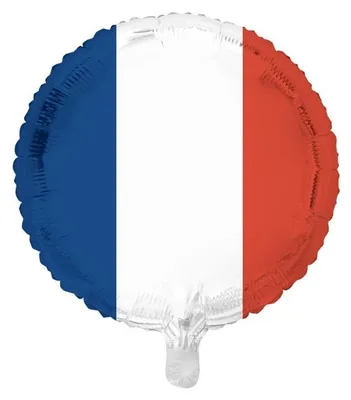 Produktbild von Frankreich Folienballon rot blau weiß
