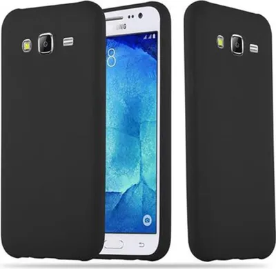 Obrázek produktu pro Cadorabo Case for Samsung Galaxy J5 2015 Protective Cover in Black Pouzdro na mobilní telefon TPU Silicone Case Cover