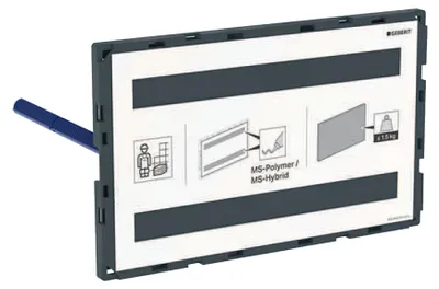 Produktbild von GEBERIT Abdeckplatte Omega flächenbündig zum befliesen 115087001